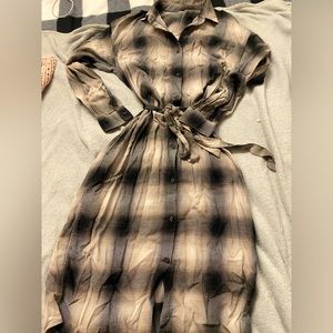 Uniqlo shirt dress